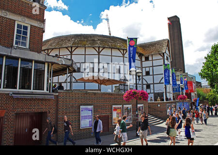 Shakespeare's Globe Theatre à Londres Banque D'Images