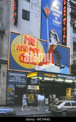 Moi andMy Girl production à l'Adelphi Theatre, Londres, Angleterre, Royaume-Uni. Banque D'Images