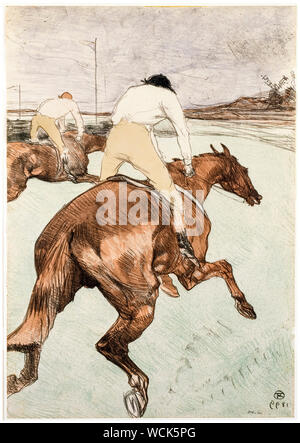 Henri de Toulouse Lautrec, le Jockey, imprimer, 1899 Banque D'Images