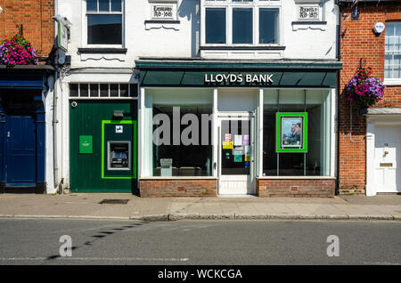 Une succursale de la banque Lloyds sur la rue principale à Marlow, dans le Buckinghamshire, Royaume-Uni Banque D'Images