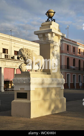 Jose Marti park à Cienfuegos. Cuba Banque D'Images