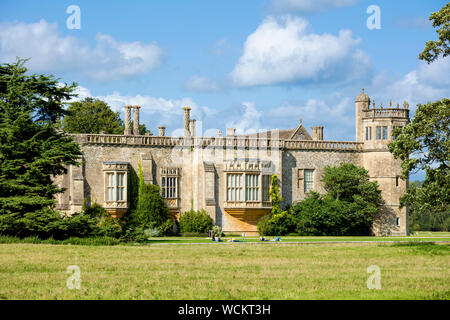 Abbaye de Lacock en raison William Henry Fox Talbot's country house village Lacock Wiltshire england uk go Europe Banque D'Images