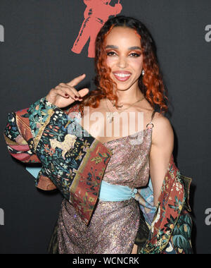 NEWARK, New Jersey. Photo : imageSPACE/MediaPunch - 26 août : brindilles FKA assiste aux MTV Video Music Awards 2019 tapis rouge à Prudential Center le 26 août 2019 à Newark, New Jersey Banque D'Images