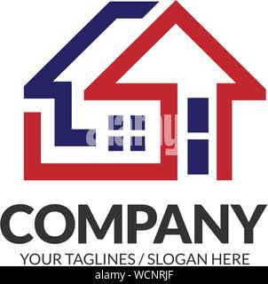 Offres et demandes de création logo, Propriété et vecteur de conception de logo Construction Illustration de Vecteur