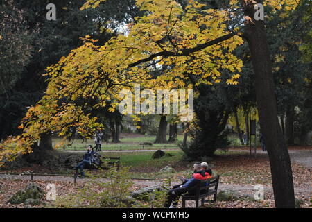 Jardin anglais, Munich, Allemagne (München Englischer Garten, Deutschland) Banque D'Images