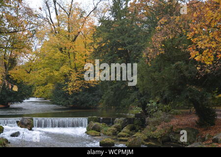 Jardin anglais, Munich, Allemagne (München Englischer Garten, Deutschland) Banque D'Images