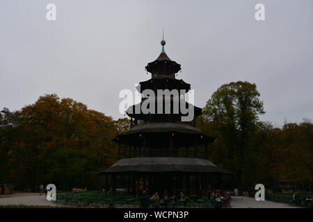 Jardin anglais, Munich, Allemagne (München Englischer Garten, Deutschland) Banque D'Images