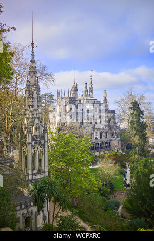 Quinta da Regaleira à Sintra, Portugal Banque D'Images