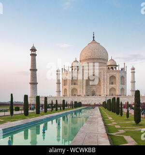 Taj Mahal, Agra, Uttar Pradesh, Inde, Asie Banque D'Images