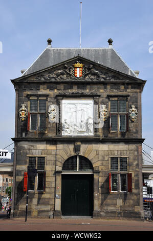 Waag (balance), Gouda, Hollande méridionale, Pays-Bas, Europe Banque D'Images