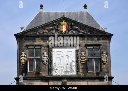 Waag (balance), Gouda, Hollande méridionale, Pays-Bas, Europe Banque D'Images