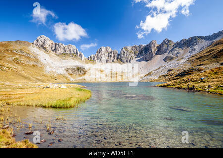 Ibon de Acherito Acherito - lac, Valle de hecho, Huesca, Espagne Banque D'Images