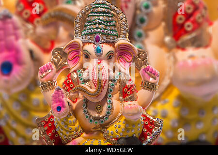 Belle idole ganesh in focus Banque D'Images