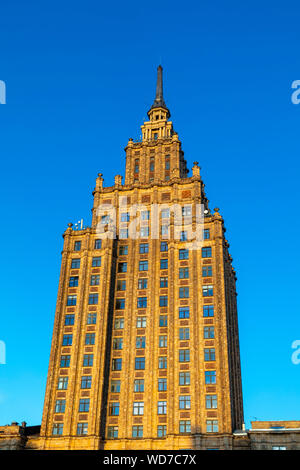 Academy of Sciences Building, Riga, Lettonie, en Europe du Nord, Banque D'Images