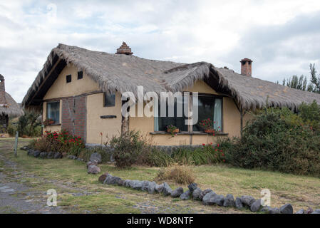 Chilcabamba Lodge dans le Parc National Cotopaxi à 3500 mètres dans les Andes de l'Équateur. Banque D'Images