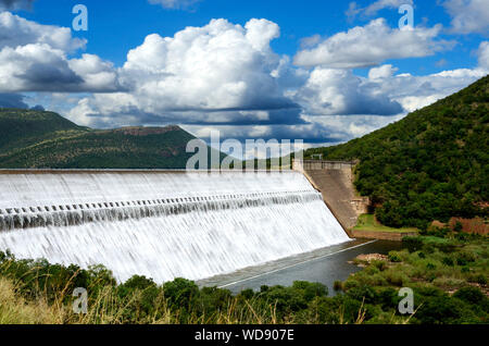 Loskop Dam déversoir de l'Afrique du Sud Banque D'Images