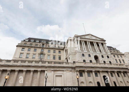 Banque d'Angleterre bâtiment dans la ville de Londres, Angleterre Banque D'Images