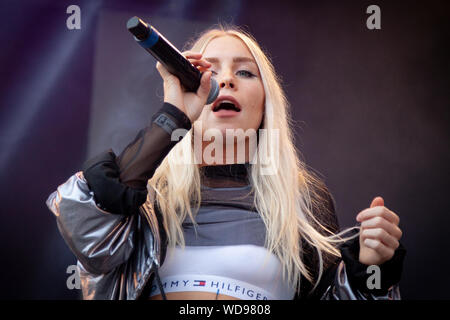 Trondheim, Norvège. 01er Septembre 2018. La loi suédoise timide Martin effectue un concert live au cours de la fête de la musique norvégienne 2018 Festningen à Trondheim. (Photo crédit : Gonzales Photo - Tor Atle Kleven). Banque D'Images