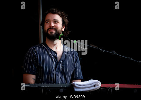 Trondheim, Norvège. Août 15th, 2019. Le groupe américain Whitney effectue un concert live au festival de musique norvégienne 2019 Pstereo à Trondheim. (Photo crédit : Gonzales Photo - Tor Atle Kleven). Banque D'Images