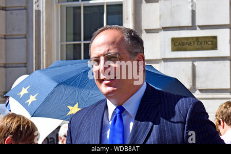 Londres, Royaume-Uni. Août 29, 2019. Réunion des ministres laisser un Brexit dans Whitehall. Michael Ellis QC MP - Solliciteur général. Credit : PjrNews/Alamy Live News Banque D'Images