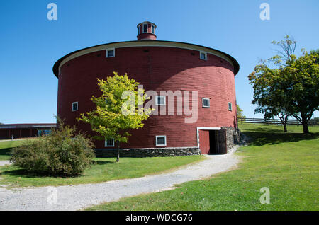 Vieille Grange ronde Banque D'Images