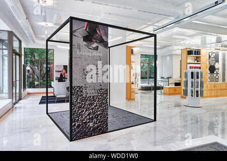 Tapis et revêtements showroom , Toronto Banque D'Images