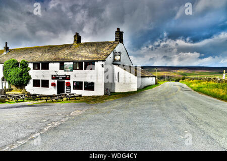 Le Pack Horse Inn, Widdop, Hebden Bridge, Pennines, Calderdale Banque D'Images