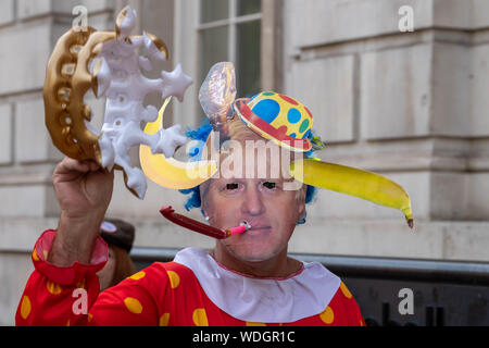 Londres, Royaume-Uni. Août 29, 2019. Manifestants Anti Brexit dans Whitehall London UK Crédit : Ian Davidson/Alamy Live News Banque D'Images