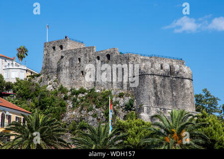 Fort Mare Herceg Novi au Monténégro Banque D'Images