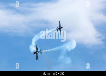 Bournemouth, Royaume-Uni. 29 août 2019. Jusqu'à un million de personnes sont mis à descendre à Bournemouth au cours des quatre jours que la 12e édition du Festival de l'air de Bournemouth est en cours. Credit : Carolyn Jenkins/Alamy Live News Banque D'Images