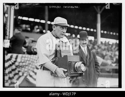 Allemagne Schaefer, Washington AL (baseball) Abstract/moyenne : 1 négative : 5 x 7 in. ou moins. Banque D'Images