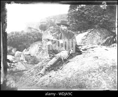 Gettysburg, Pennsylvanie R. Alfred Waud, artiste de Harper's Weekly, esquisse sur battlefield Résumé : Guerre civile sélectionné des photographies, 1861-1865 Banque D'Images