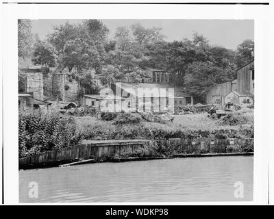 Les fours à chaux Godey (ruines) 1. Les bâtiments historiques de l'enquête américaine Photographe inconnu, post 1907. D'OUEST extérieur copié à partir de fichiers d'impression dans la région de la capitale nationale, National Park Service, Washington, D. C. - Godey fours à chaux (ruines), Jonction de Rock Creek & Potomac Parkway, Washington, District of Columbia, DC Banque D'Images