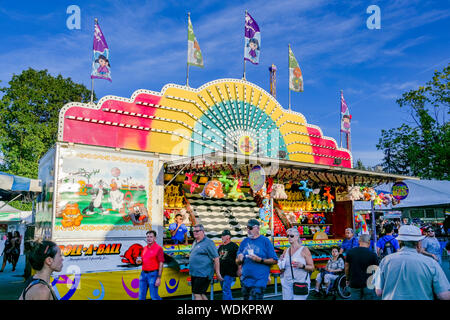 Jeu de Midway, l'ÉNP juste, Pacific National Exhibition, Hastings Park, Vancouver, British Columbia, Canada Banque D'Images