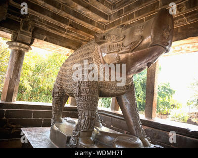 Le sanglier Varaha Temple, une incarnation du Seigneur Vishnu, Khajuraho Group of Monuments, Khajuraho, Madhya Pradesh, Inde, Asie Banque D'Images