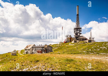 Paljenik est un haut sommet de montagne à une altitude de 1.933m au-dessus du niveau de la mer, dans la montagne Vlasic, Bosnie-Herzégovine Banque D'Images