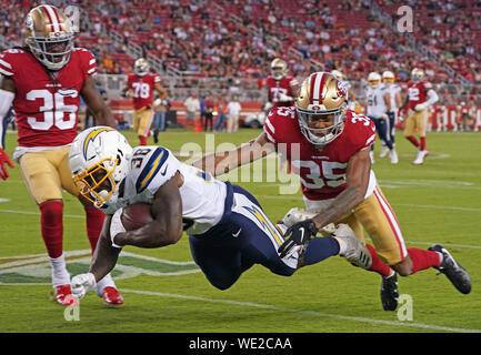 Santa Clara, California, USA. 15th Nov, 2021. San Francisco 49ers tight end  George Kittle (85) celebrates first touchdown on Monday, November 15, 2021,  at Levis Stadium in Santa Clara, California. The 49ers