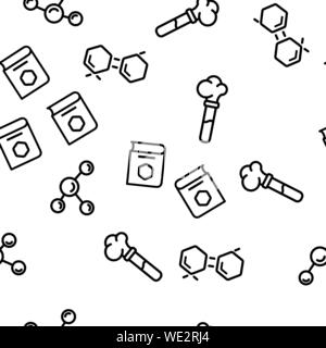 Éléments de chimie vecteur modèle transparent Illustration de Vecteur