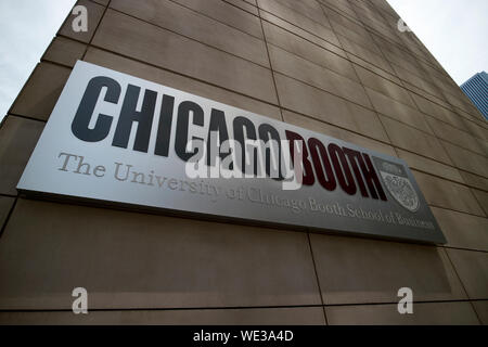Chicago booth university of chicago booth School of Business de Chicago, dans l'Illinois, États-Unis d'Amérique Banque D'Images