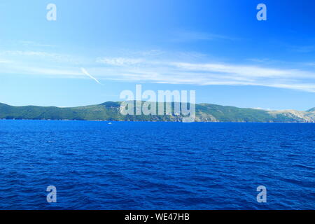 Île de Cres, Mer Adriatique, Croatie Banque D'Images