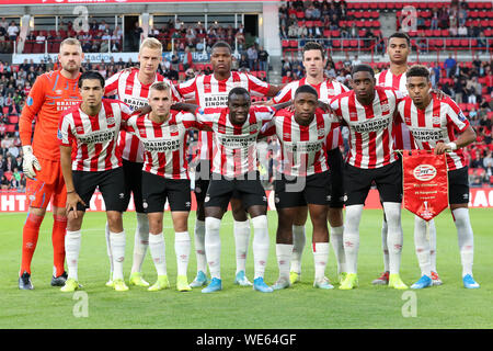 15 août 2019 Eindhoven, pays-Bas Soccer UEFA Europa League PSV v Haugesund 15-08-2019: Voetbal: PSV v Haugesund: Eindhoven L-R: Teamfoto PSV Banque D'Images