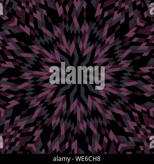 Résumé coloré géométrique fond mosaïque ronde hypnotique psychédélique - vector illustration Illustration de Vecteur