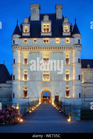 France, Indre, Berry, Châteaux de la Loire, le château de Valençay Banque D'Images