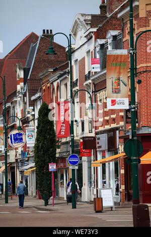 La France, Pas de Calais, Lens, Boulevard Emile Basly à Lens Banque D'Images