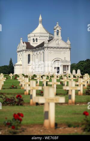 La France, Pas de Calais, Ablain Saint Nazaire, la nécropole nationale de Notre Dame de Lorette Banque D'Images