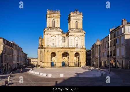 France, Gers, Auch, arrêt sur El Camino de Santiago, la Cathédrale de Sainte Marie Banque D'Images