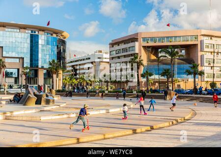 Maroc, Rabat, Hay Ryad district Banque D'Images