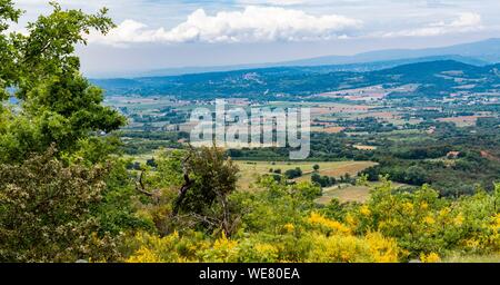 La France, Vaucluse, Luberon, parc régional de la vallée d'Apt Banque D'Images