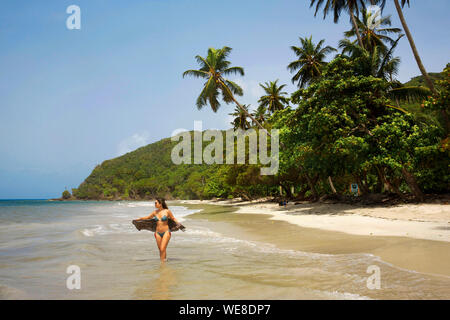 La Colombie, l'île de Providencia, mer des Caraïbes, plage Manzanillo Banque D'Images