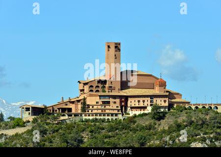 Espagne, Aragon, Province de Huesca, Sanctuaire de Torreciudad Banque D'Images